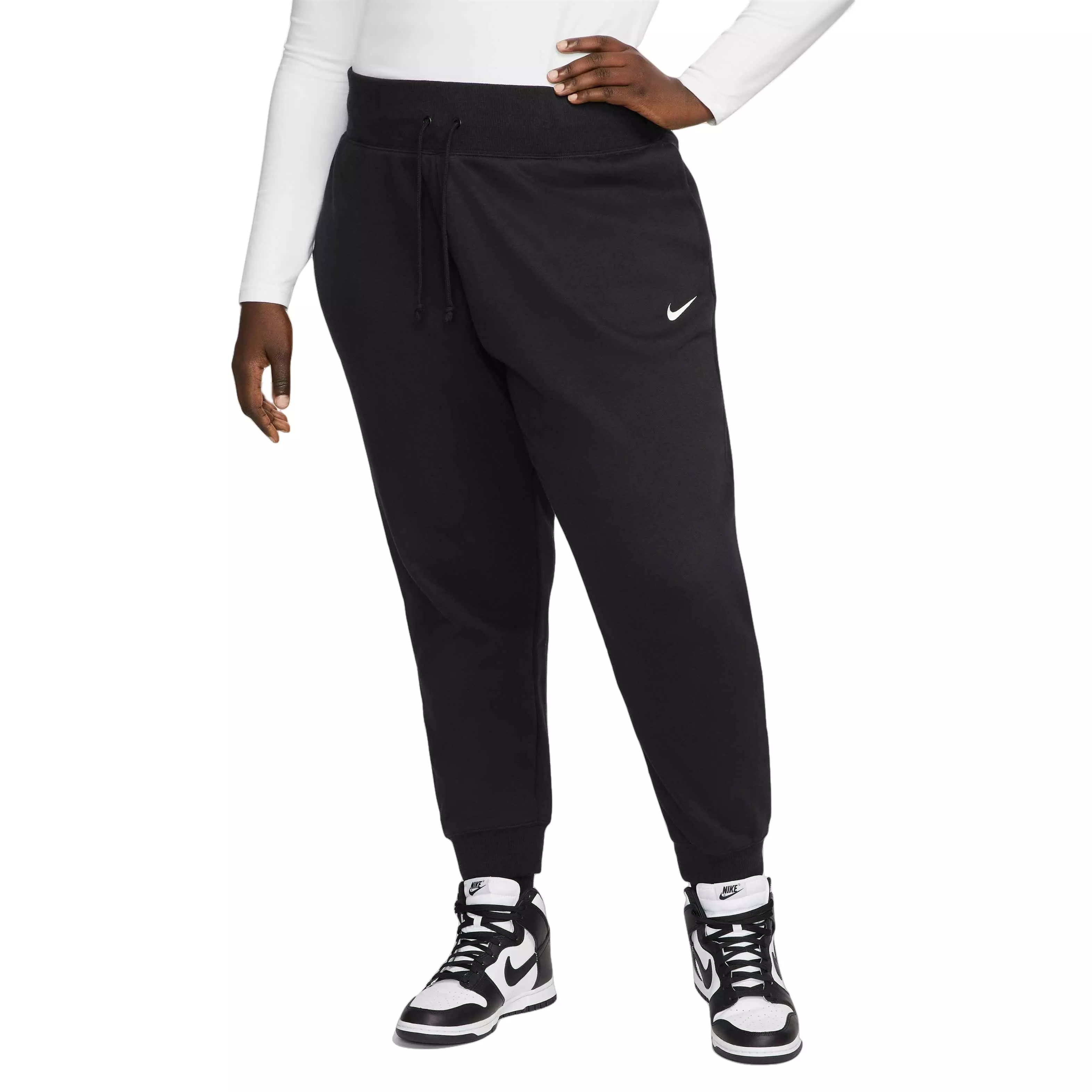 Fleece high rise discount joggers